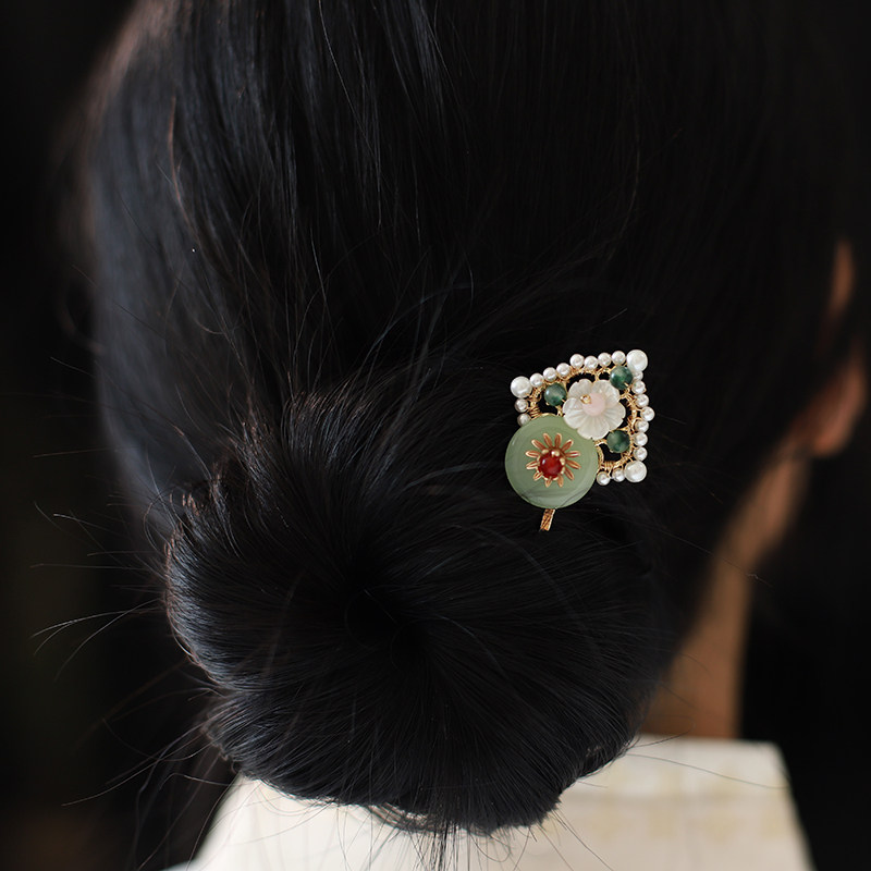 贝壳古风发梳插梳汉服发饰点缀日常小u簪丸子头旗袍秀禾中式配饰,饰品/流行首饰/时尚饰品新,发饰,淘宝优惠券,粉丝福利购,淘宝优惠卷