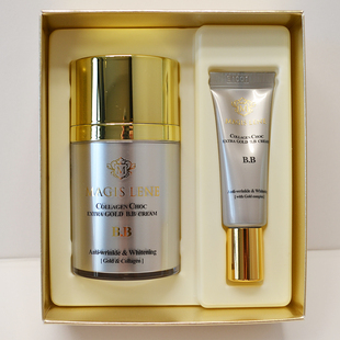 美肌丽诺胶原蛋白三重功效含金BB霜SPF30遮瑕保湿 修颜 Lene Magis