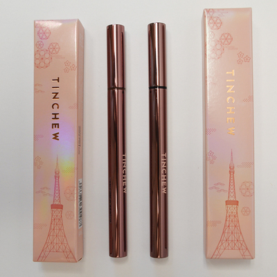 TINCHEW花联东京风尚眼线液笔防水流畅速干不晕妆持久黑色摩卡棕