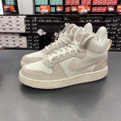 38.5 耐克女子高帮复古休闲运动板鞋 36.5 37.5 844907 101断码