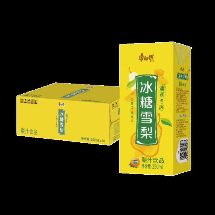 康师傅 冰糖雪梨 梨汁饮品 饮料整箱装 250ml*24盒 水果饮料