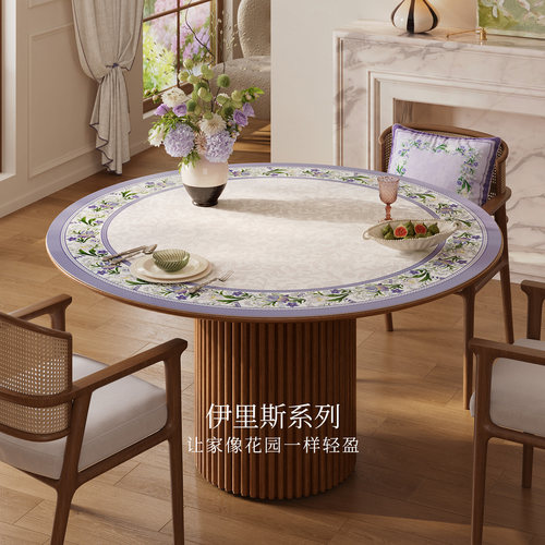 防水防油防烫圆餐桌台面保护垫