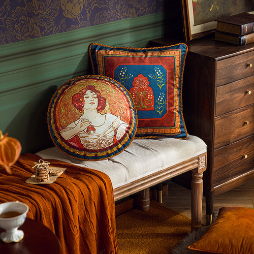 范居态度美式靠垫沙发抱枕