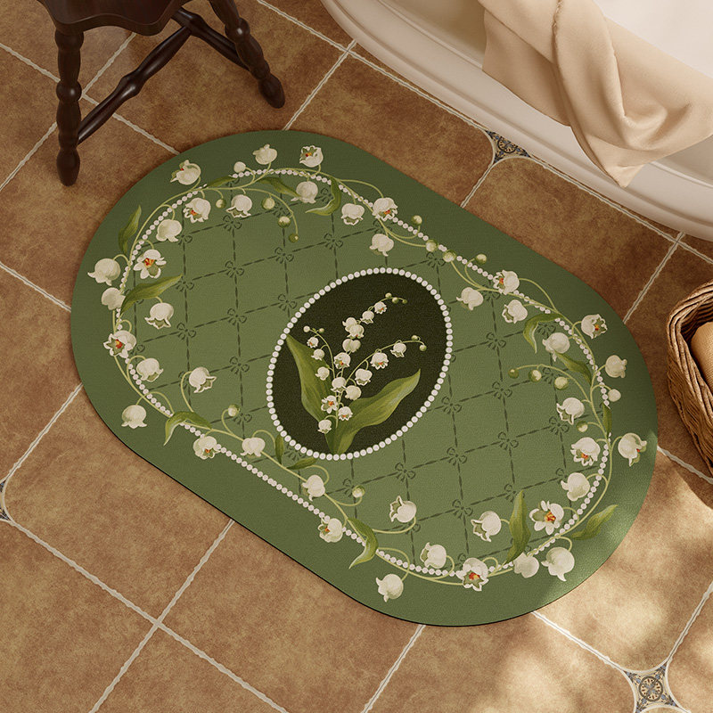 范居态度吸水皮革美式浴室地垫