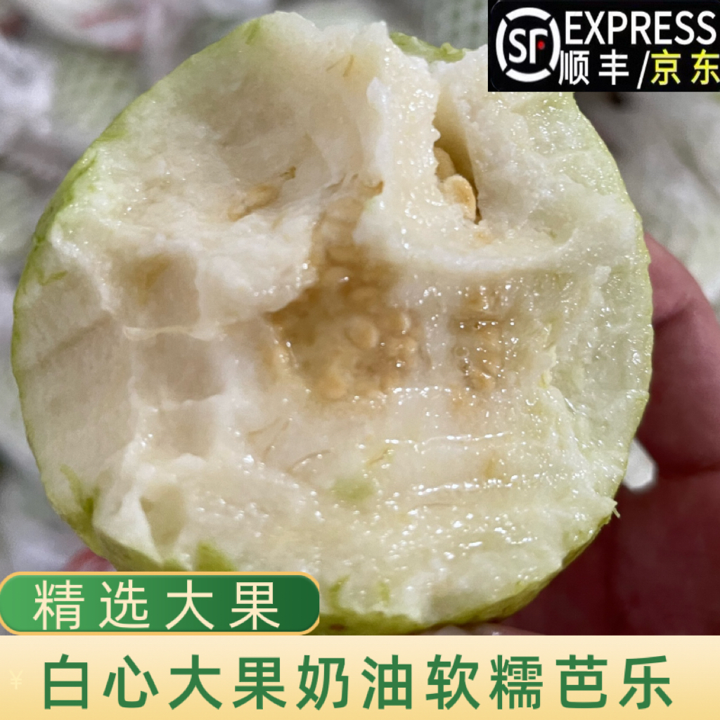 福建漳州香软黄金奶油芭乐【大果】软糯香甜京东顺丰包邮新鲜水果