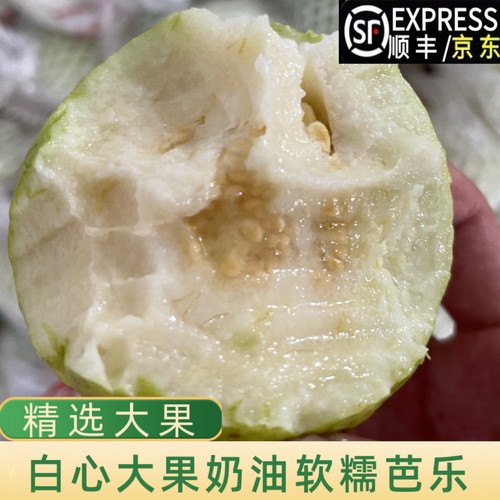 福建漳州香软黄金奶油芭乐【大果】软糯香甜京东顺丰包邮新鲜水果