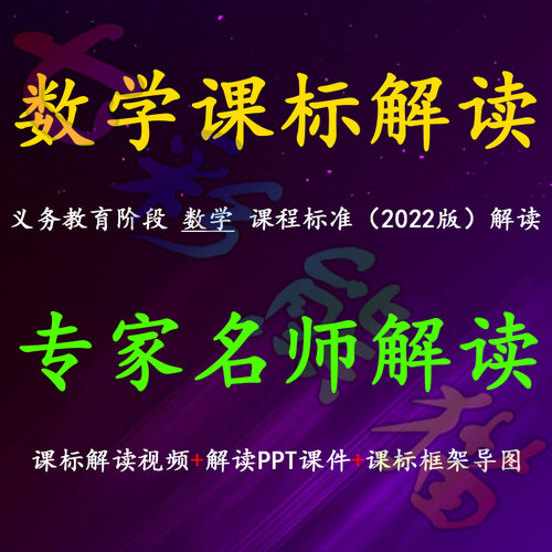 义教数学2022版新课标视频解读课标框架图数学新课标解读PPT课件
