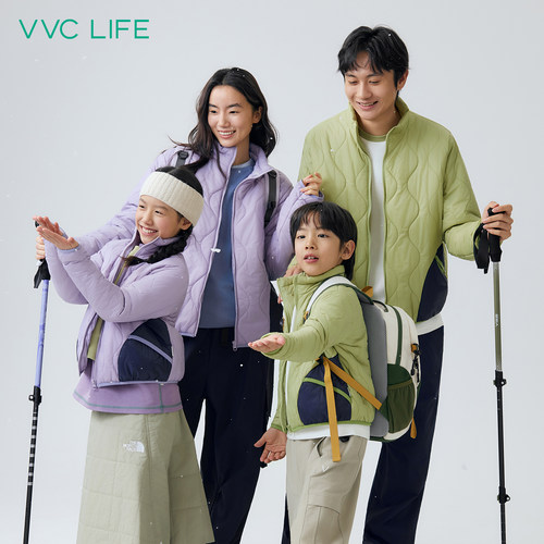 VVCLIFE暖絮儿童棉服防泼水外套