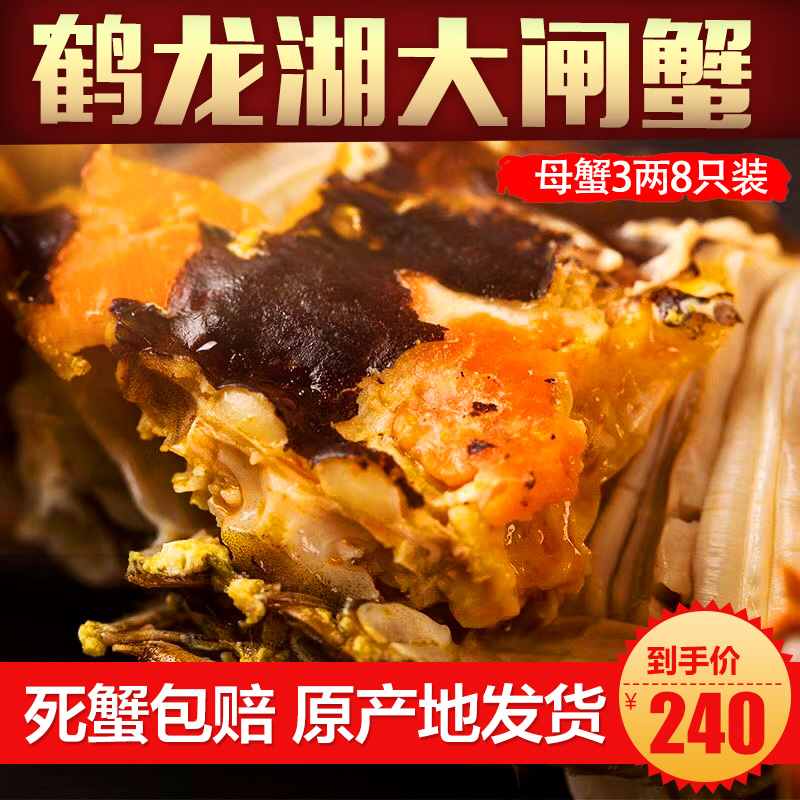 正宗鹤龙湖螃蟹湘阴原产地发货
