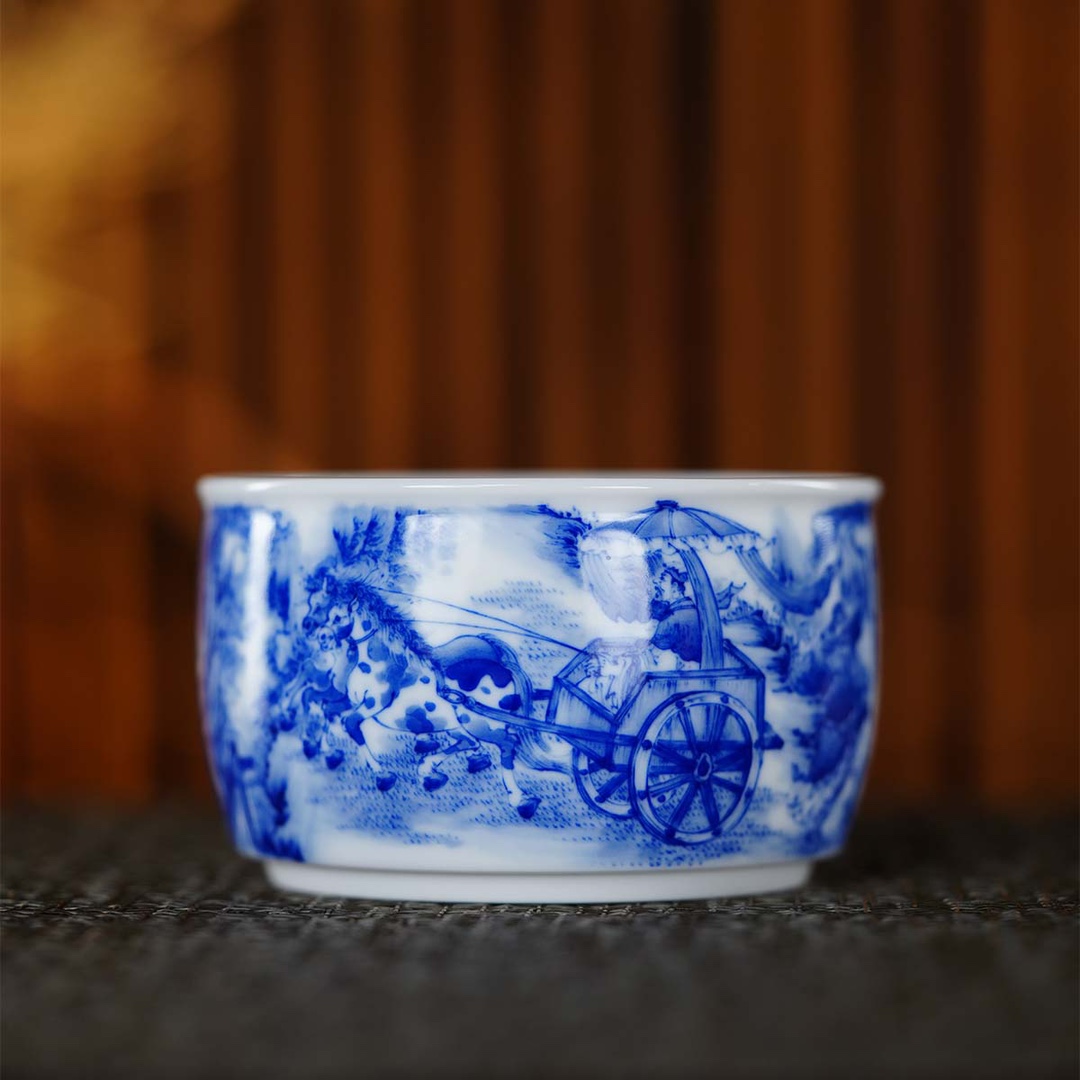 九段妙手六艺图玉璧杯