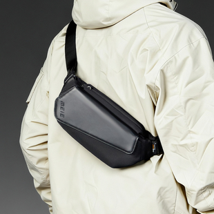 MEIE机能男士 斜挎包精致外出便携包户外通勤小胸包单肩骑行背包M1