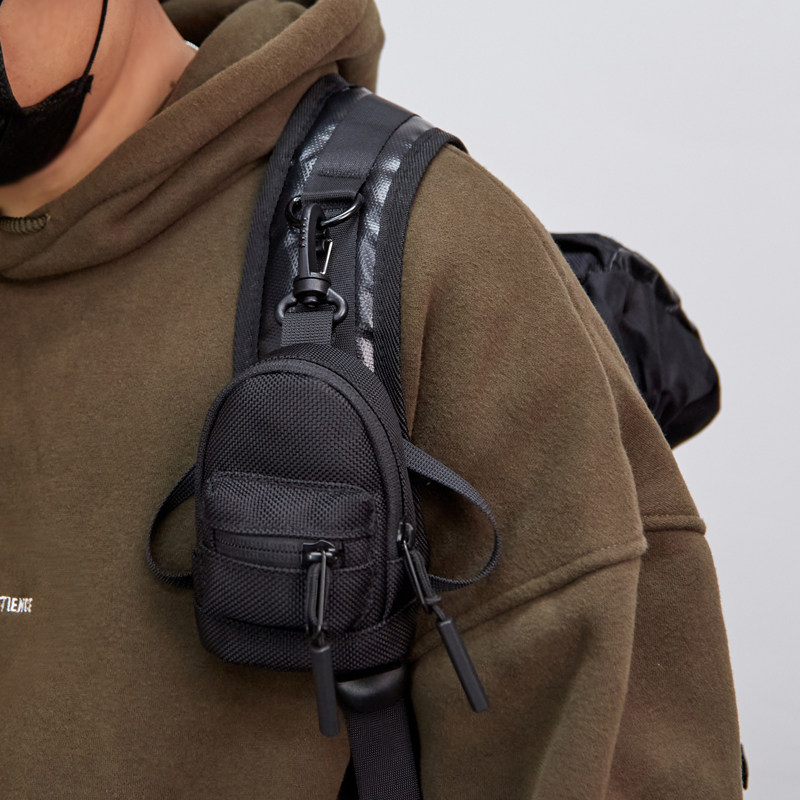 考杜拉迷你双肩包弹道尼龙汽车钥匙包卡包耳机包收纳零钱包硬币包