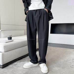 轻熟风直播春款西装男休闲牛仔西服套装复古TZ88-P258控358图片