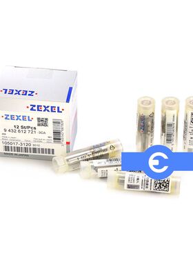 神钢SK200-6喷油器油嘴头6D34发动机三偶件喷油嘴头PN312原厂进口