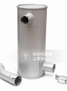 卡特320D 312D 315D 320C消声器S6K C6.4发动机消音器烟筒排气管