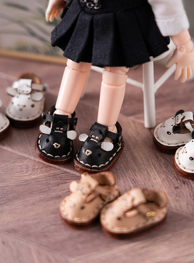 blythe娃鞋 ob22鞋子 小布 UFDOLL迷你体 OB24羊鞋手工牛皮