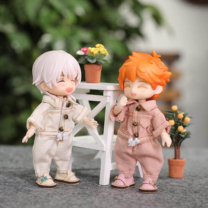 ob11娃衣obitsu11娃衣工装牛仔连体裤1/12分bjd 圆乃裤子molly,模玩/动漫/周边/娃圈三坑/桌游,OB娃衣,淘宝优惠券,粉丝福利购,淘宝优惠卷