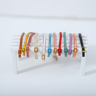 ob11娃鞋 手工 牛皮皮带 娃衣鞋子 GSC素体 12分bjd娃娃body9