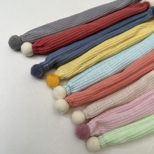 娃衣针织素体毛球围巾ob11