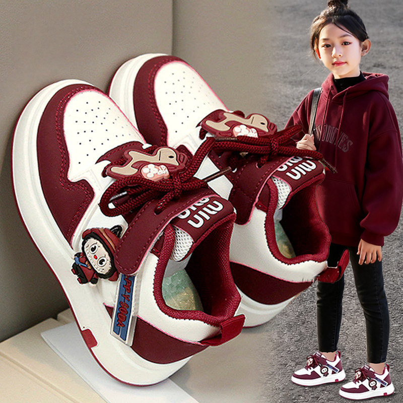 官网C&K红色鞋子女童运动鞋2026新款春季软底儿童休闲板鞋中大童,童鞋/婴儿鞋/亲子鞋,运动鞋,淘宝优惠券,粉丝福利购,淘宝优惠卷