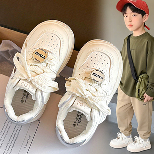 软底儿童休闲运动板鞋 官网C&K男童鞋 春季 2026新款 男孩学生 小白鞋