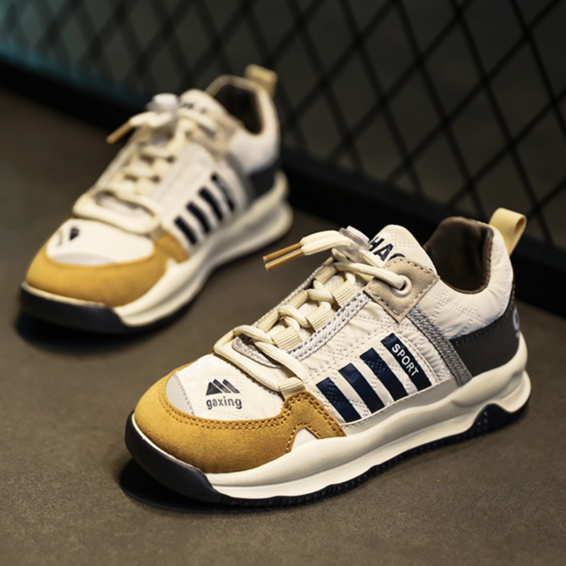 男童鞋子2026春季新款儿童阿甘运动鞋中大童跑步休闲透气板鞋男孩