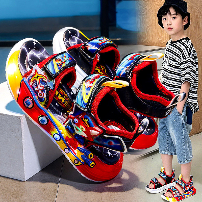 官网C&K凉鞋男童沙滩鞋2026新款夏季儿童运动凉拖鞋防滑防臭男孩