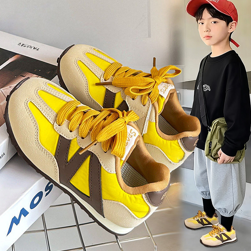 官网C&K男童鞋子德训鞋2026新款春季软底儿童运动板鞋男孩休闲潮