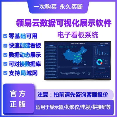 大数据可视化展示软件bim医院销售银行电力生产mes大屏ui智慧看板