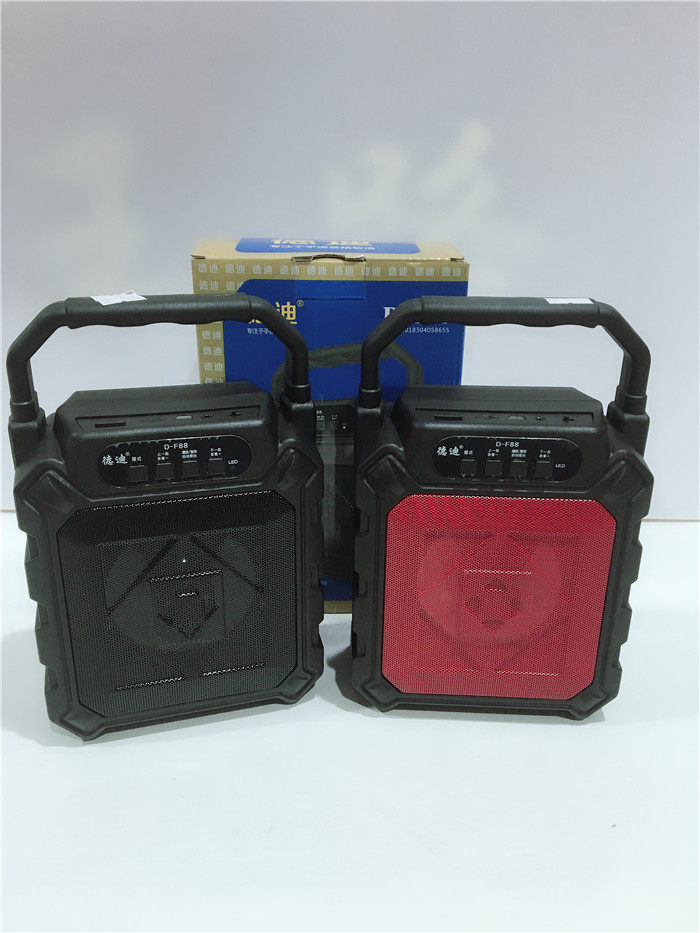 德迪F88广场舞音响户外蓝牙唱歌移动手提音箱便携式低音炮播放器