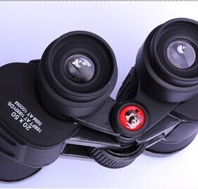 高清大倍率熊猫20X50双筒望远镜GT10倍固定倍率现货黑色手持促销