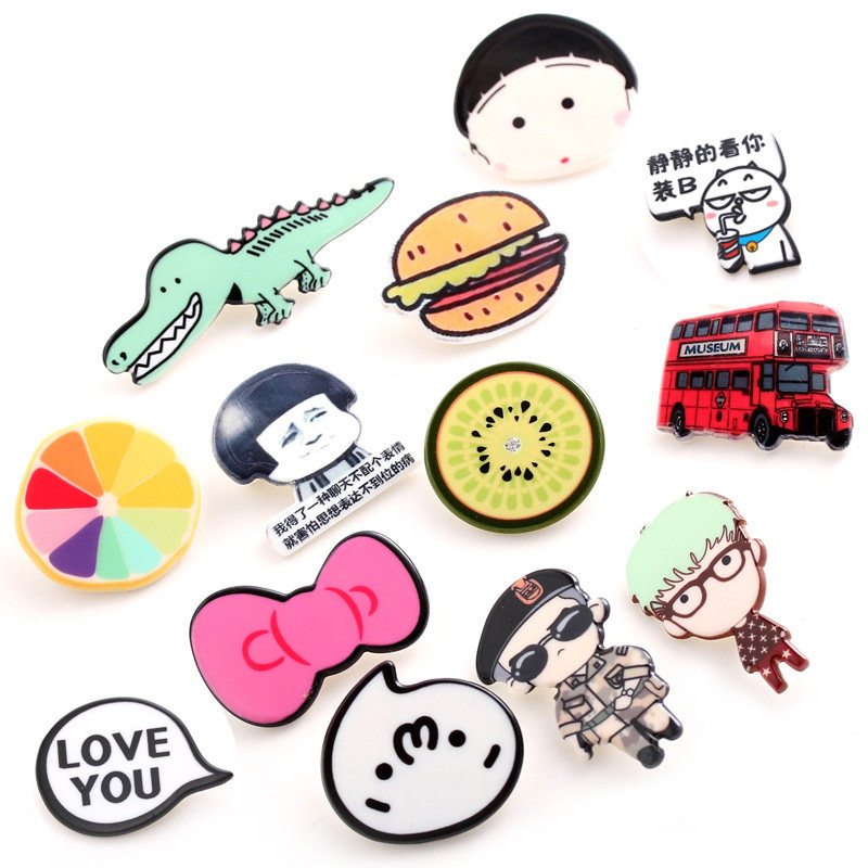 Broche femme en plexiglas - Ref 1170578 Image 1