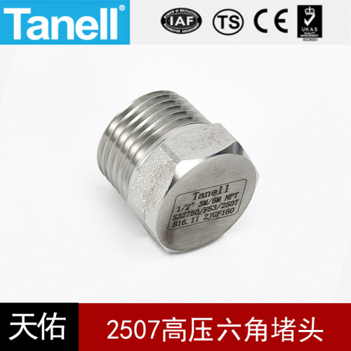 tanell2507高压六角堵头