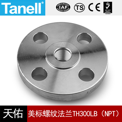 不锈钢螺纹法兰美标tanell