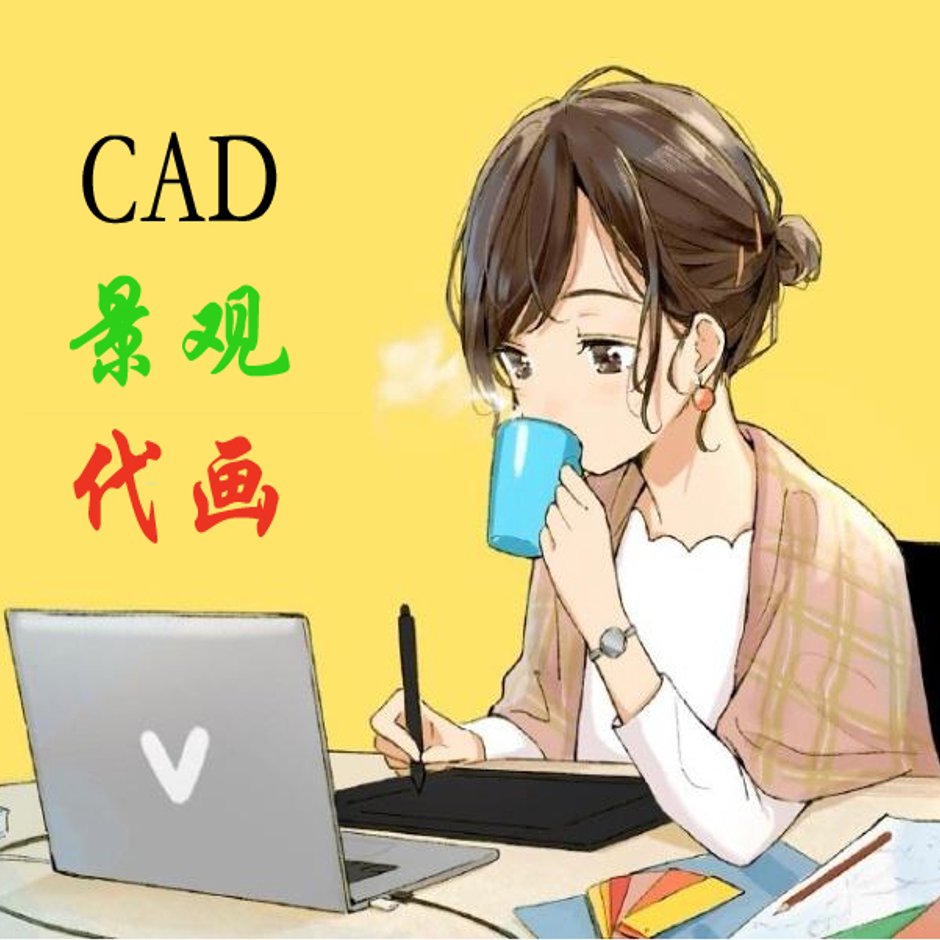 鸟瞰图室外3d效果图制作景观园2D/3D绘图