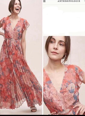 澳洲KACHEL家爆款重返气场无敌阔腿百褶连体裤小码夏季通勤超美