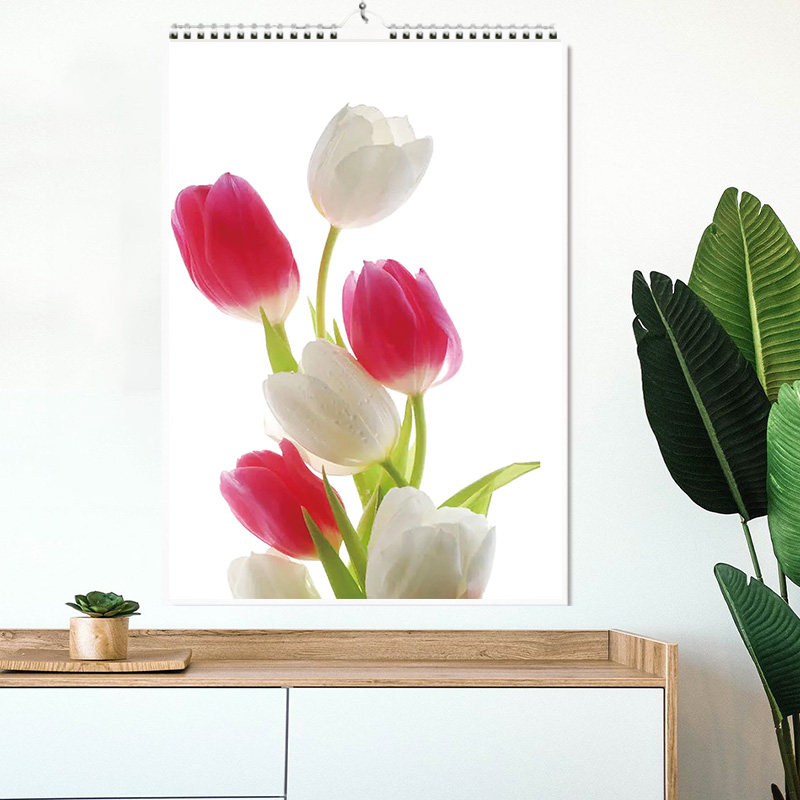 2026年花后物语插花桃花荷花玫瑰花精品翻页高清月历竖款挂历,文具电教/文化用品/商务用品,台历,淘宝优惠券,粉丝福利购,淘宝优惠卷