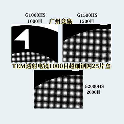 广州竞赢超细铜网方孔载网TEM透射电镜显微镜1000目1500目2000目