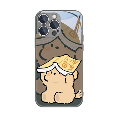 情侣适用苹果系列手机壳玻璃