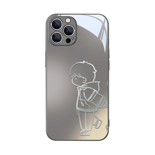 情侣苹果15手机壳iPhone14ProMax秀恩爱17新款16Pro简约12小众13高级感11渐变mini男女一对xr防摔xs套8plus