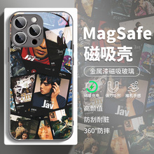 适用苹果16pro手机壳周杰伦iphone15promax新款14磁吸magsafe无线充电15plus潮牌个性13明星12专辑11周边pm套