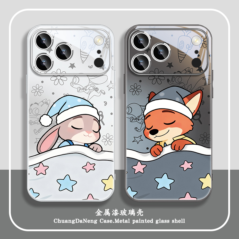 朱迪尼克适用苹果手机壳情侣可爱