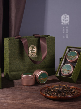小罐茶伴手礼礼盒茶叶罐定制
