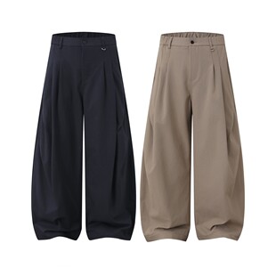 春季 通勤情侣长裤 新款 宽松基础男女款 宽松百搭简约休闲裤 潮牌美式