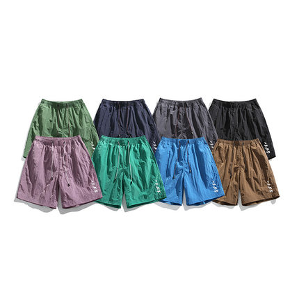 潮牌美式户外速干休闲短裤男女同款轻量化休闲短款夏季百搭基础色