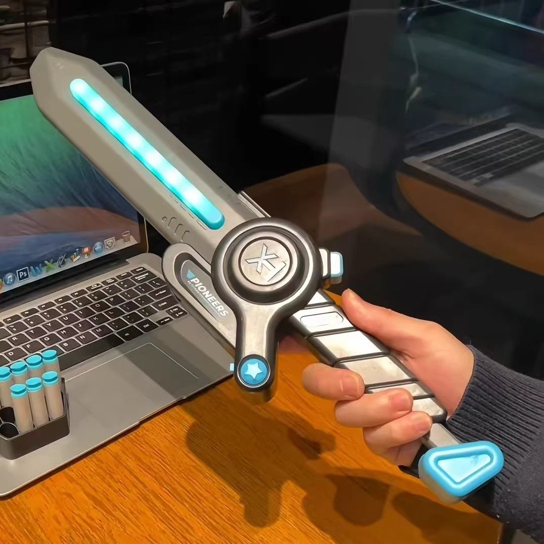 光剑玩具枪多色炫光软弹发射器创意夜灯摆件装饰品新年礼物送男孩,玩具/童车/益智/积木/模型,发光玩具,淘宝优惠券,粉丝福利购,淘宝优惠卷