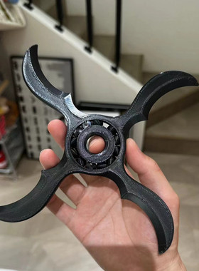 风魔指尖手里剑手指陀螺3d打印