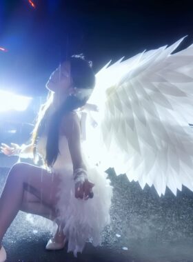 天使之翼电动翅膀cosplay生日