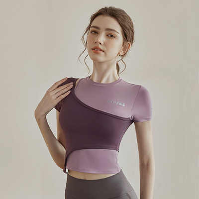 薄款速干健身服跑步运动紧身短袖