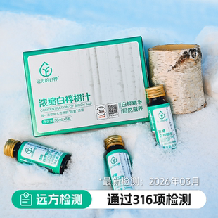远方 梦想浓缩白桦树汁原液精华营养天然木本植饮品老少皆宜饮